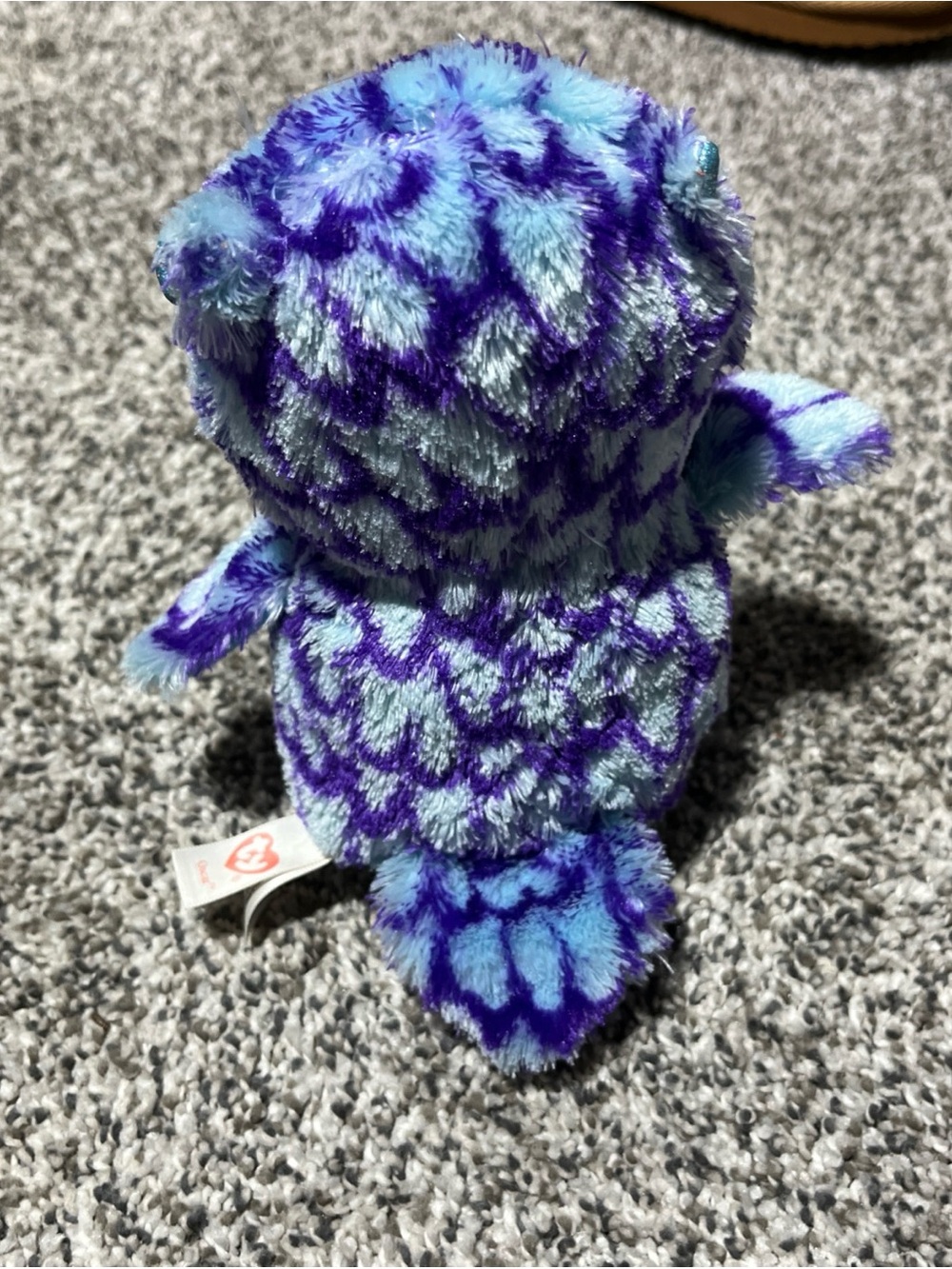 Ty Beanie Boos OSCAR the Owl 6" Beanbag Plush Toy w/ Glitter Eyes - Picture 3 of 10